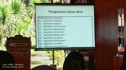 Rapat Koordinasi Satu Data Indonesia: Pemetaan Batas Wilayah Kalurahan untuk Pembaruan Satu Data Ind