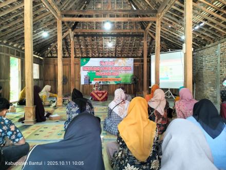 Pelatihan Pengelolaan Sampah Rumah Tangga Dorong Mrisi Menuju Padukuhan Bebas Sampah